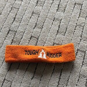 Tough Mudder Headband Official Event Sweatband Absorbent Orange Size OS